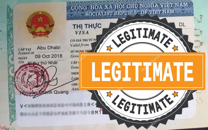 Is Vietnam visa on arrival legitimate?