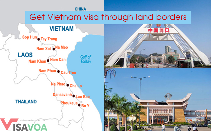 Get Vietnam visa through land borders