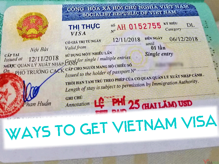 How many ways of applying for Vietnam visa in 2019?