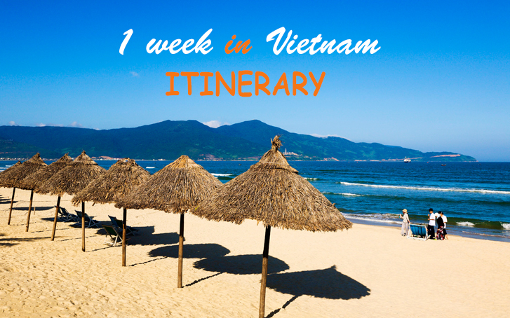 Ideal itinerary in Vietnam for a week