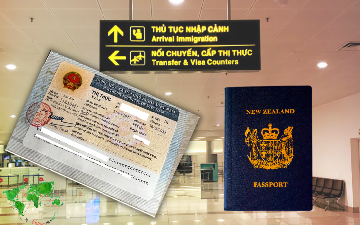 Emergency Vietnam visa on arrival for New Zealand