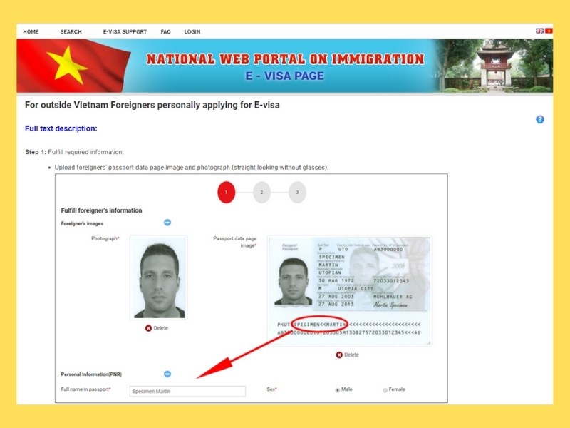 Vietnam-e-visa-official- website