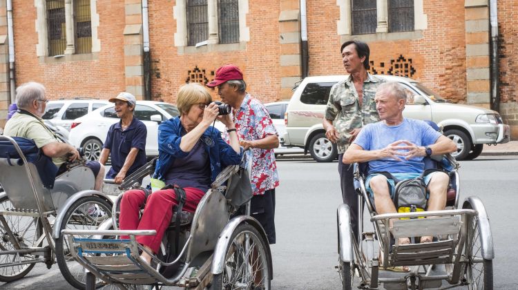 Cyclo in Ho Chi Minh city 