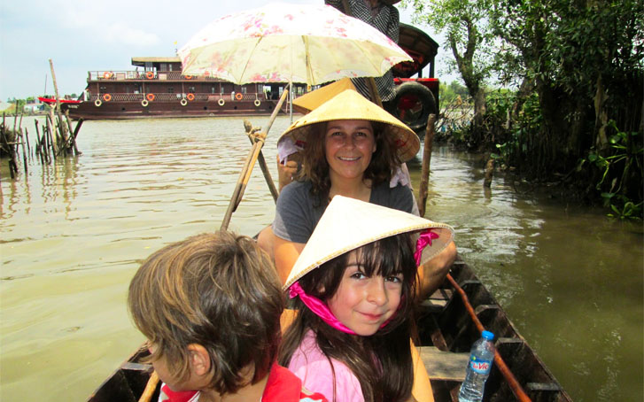 Mekong delta in Vietnam