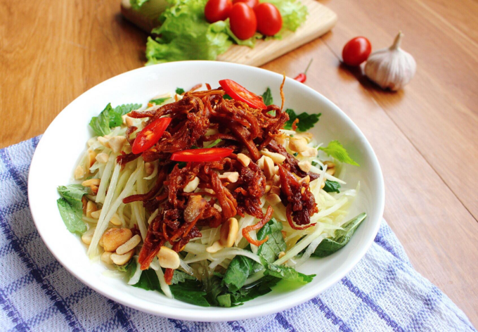 papaya salad vietnam 