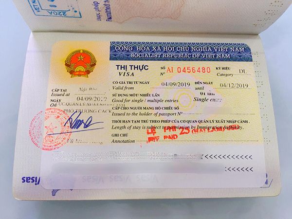 Vietnam tourist visa for USA citizens 