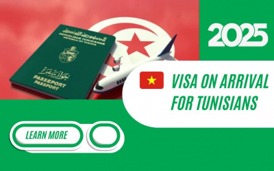 Vietnam visa on arrival for Tunisian tourists 2025