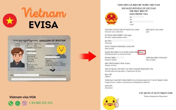 Vietnam_evisa_Bhutan